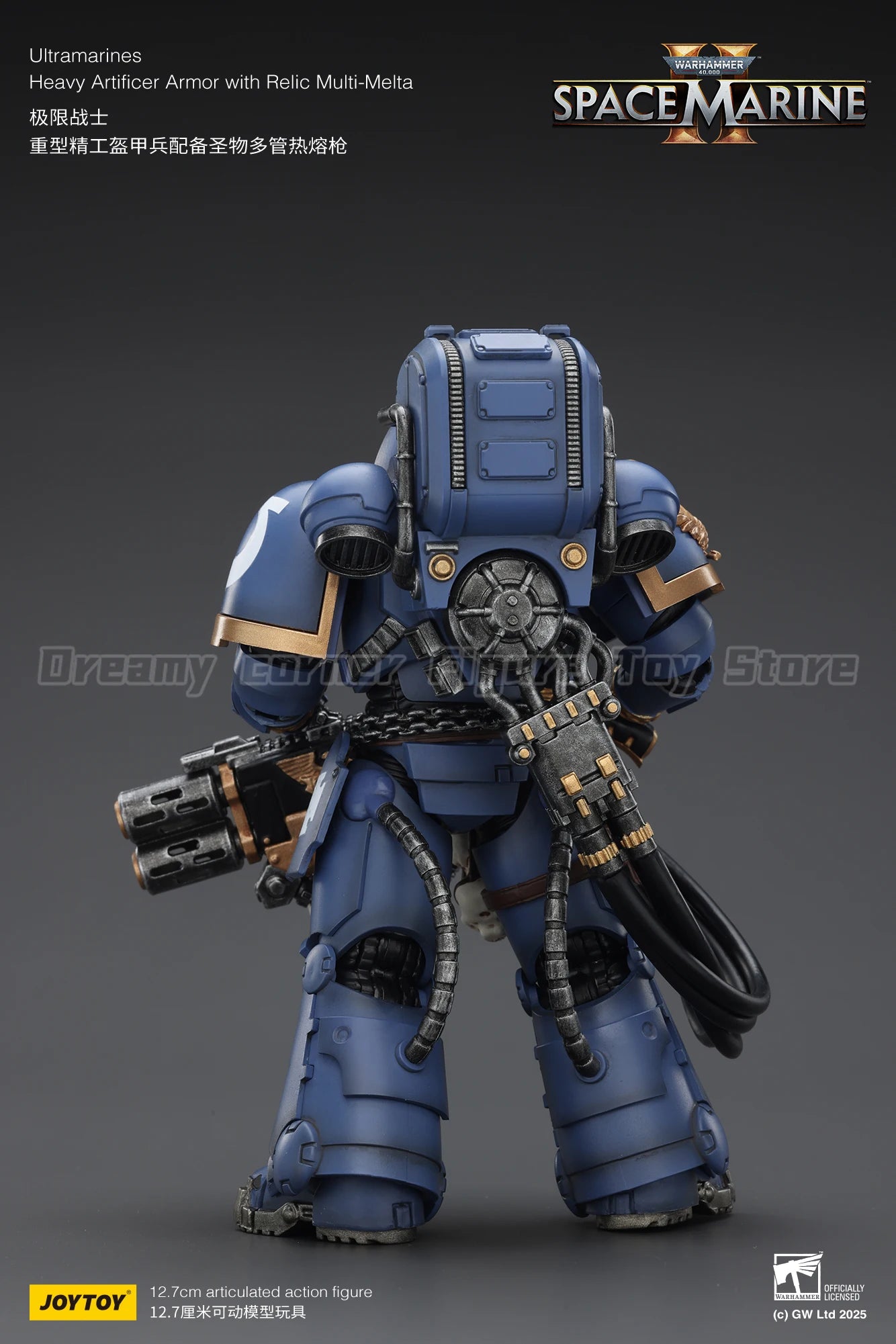 【In Stock】JOYTOY Warhammer 40K Ultramarines Heavy Artificer Armor with Relic Multi Melta 1/18 Action Figure Model Collection