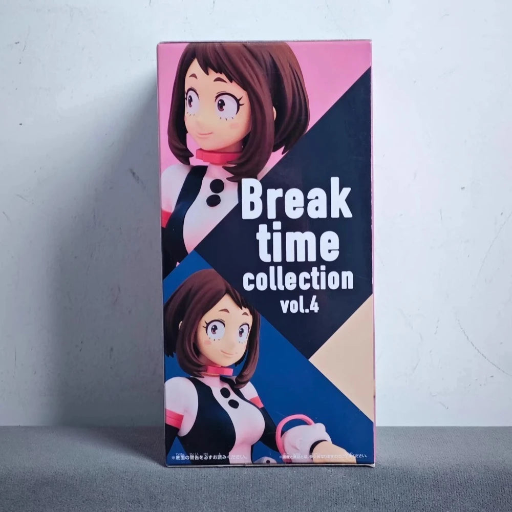 In Stock Bandai Original Genuine Banpresto My Hero Academia Break Time Collection Uraraka Ochaco Vol4 Model Toy 10cm Figure Gift