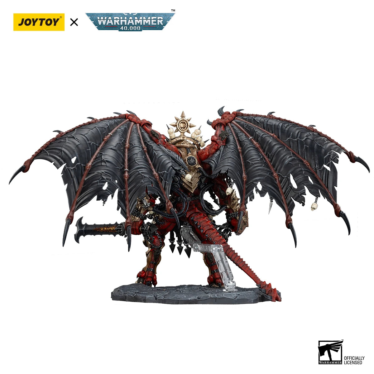 Daemon Collection JOYTOY Warhammer 40K 1/18 World Eaters Angron Daemon Primarch of Khorn ...