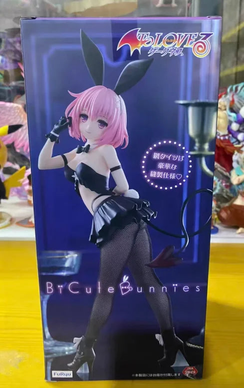 In Stock Genuine Furyu To Love Eve Darkness Momo Belia Deviluke Bicute Bunnies Anime Figure Model Collector Ornament Toy Gift