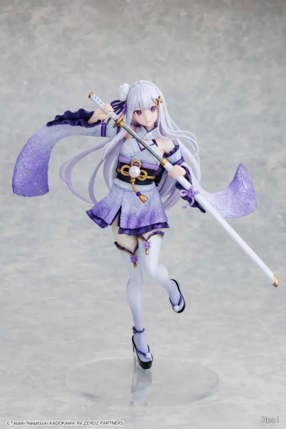 100% Original in Stock Kadokawa KDcolle Re:Zero Kara Hajimeru Isekai Seikatsu Emilia Combat Outfit Ver. Anime Figure Garage Kit