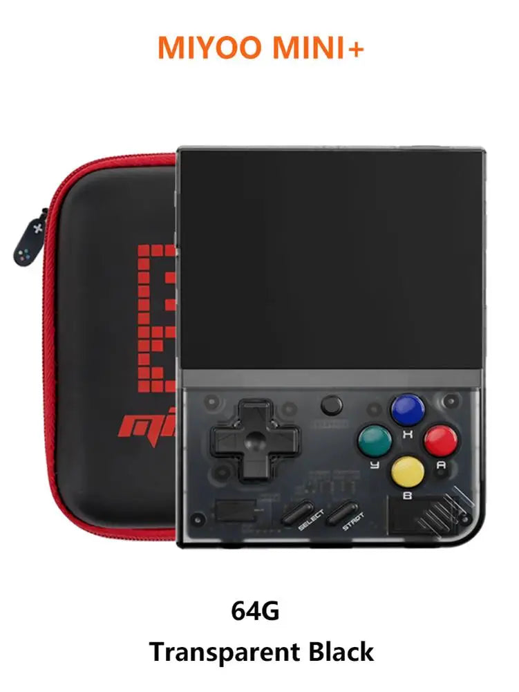 MIYOO Mini Plus Tragbare Retro-Handheld-Spielekonsole 3,5-Zoll-IPS-HD-Bildschirm Kindergeschenk Linux-System Klassischer Gaming-Emulator