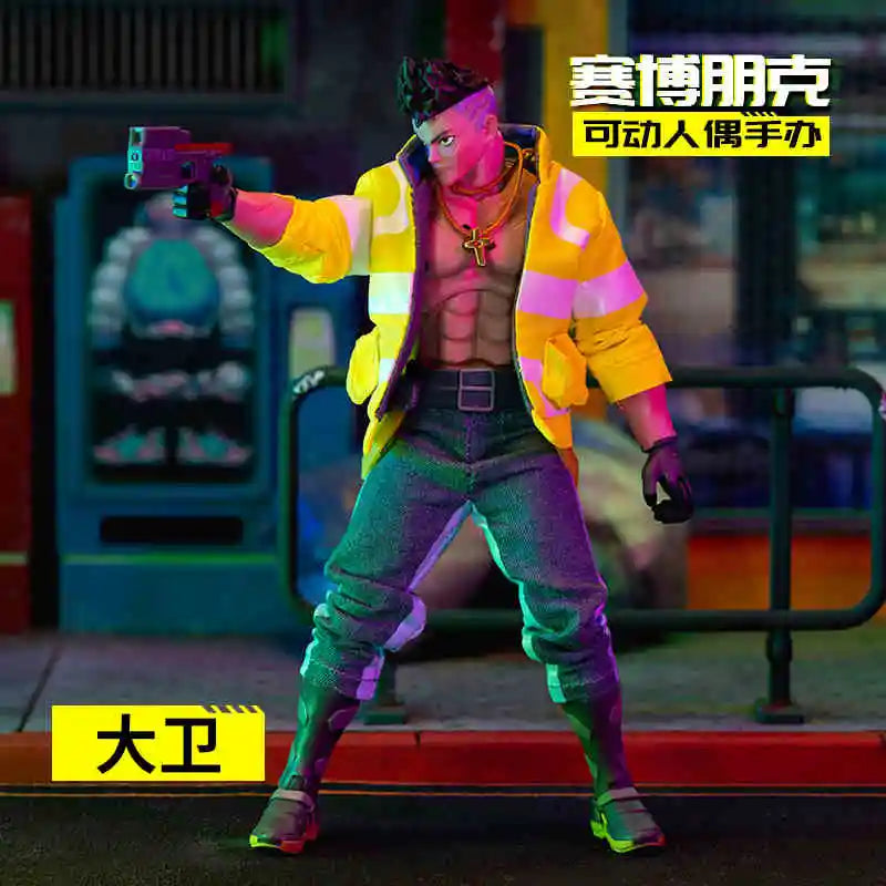 Hot In Stock Jada Cyberpunk:Edgerunners David Martinez Lucyna Kushinada Anime Figure David Lucy Action Figure Doll Toys Kid Gift