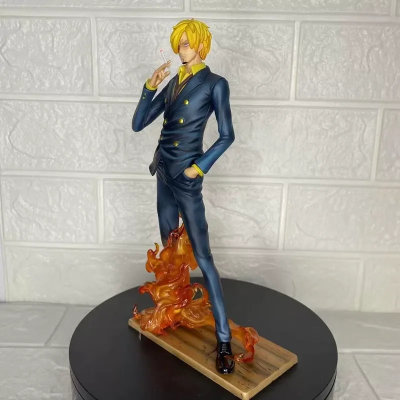 JT Sanji One Piece Gk Statue Diable Jambe Anime Pvc Figure Collectible Model Desktop Decoration Adult Collection Enthusiast Gift