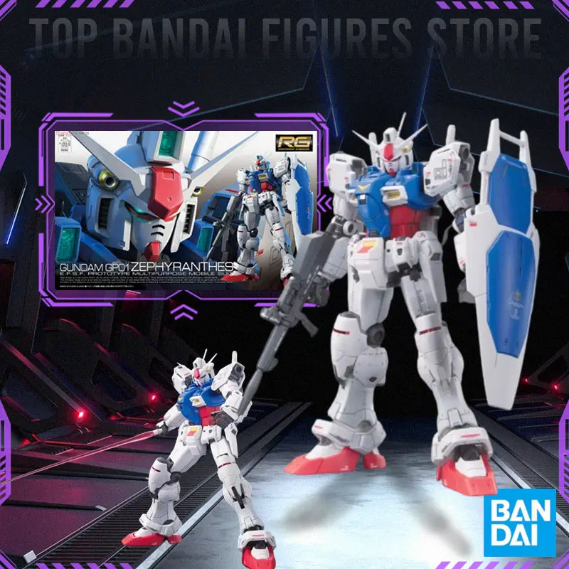 Bandai RG RX-78-2 WING RX-93-V2 UNICORN GOD GUNDAM In stock Anime Original Model Toy Action Figure Robot Collection Toy Gift