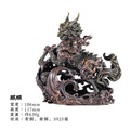 Zhuojiang Original Auspicious Kirin S925 Sterling Silver Desktop Ornament Collector's Item Gift Collectible Figurine