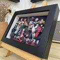 New Goods Anime Demon Slayer Kamado Tanjirou Kanroji Mitsuri Cosplay 3d Stereograph Cartoon Layout Photo Frame Decorative Gifts