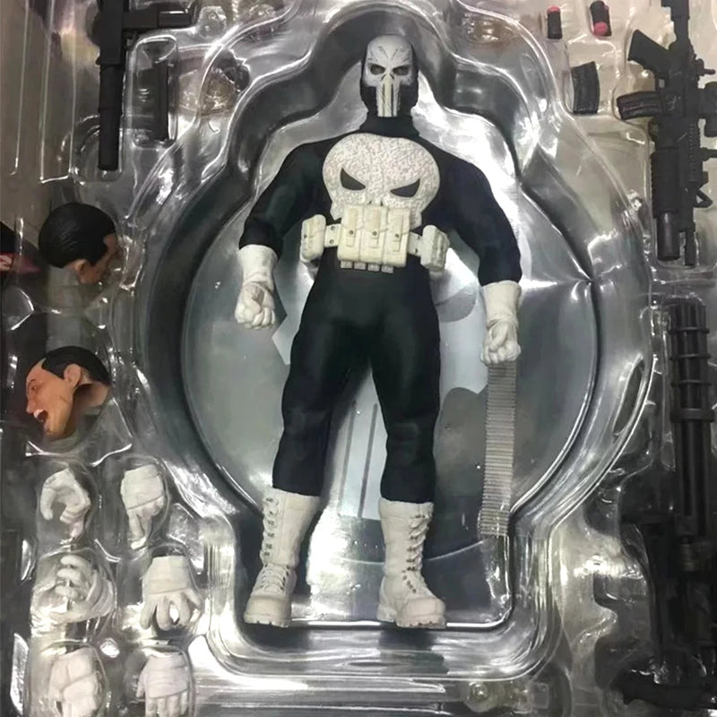 Avengers: The Punisher Cloth Series 6-inch Mobile Doll Luxury Edition First and Second Generation Boxed Handheld Mobile Toys