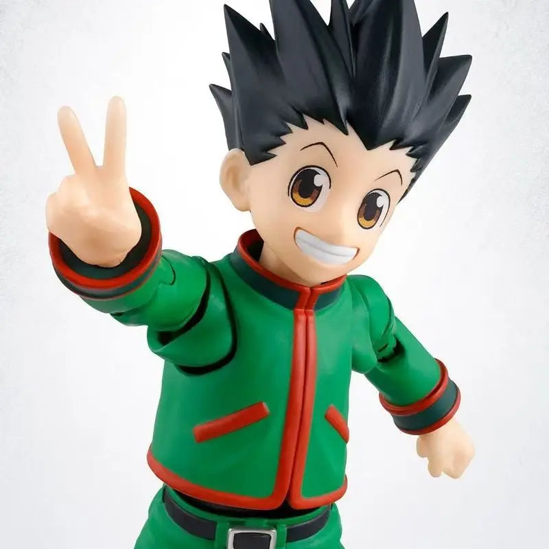 In Stock Shf Figuarts Shf Hunter X Hunter Killua Zoldyck Gon Anime Action Figure Model Finished Ornaments Gift Collection Toys