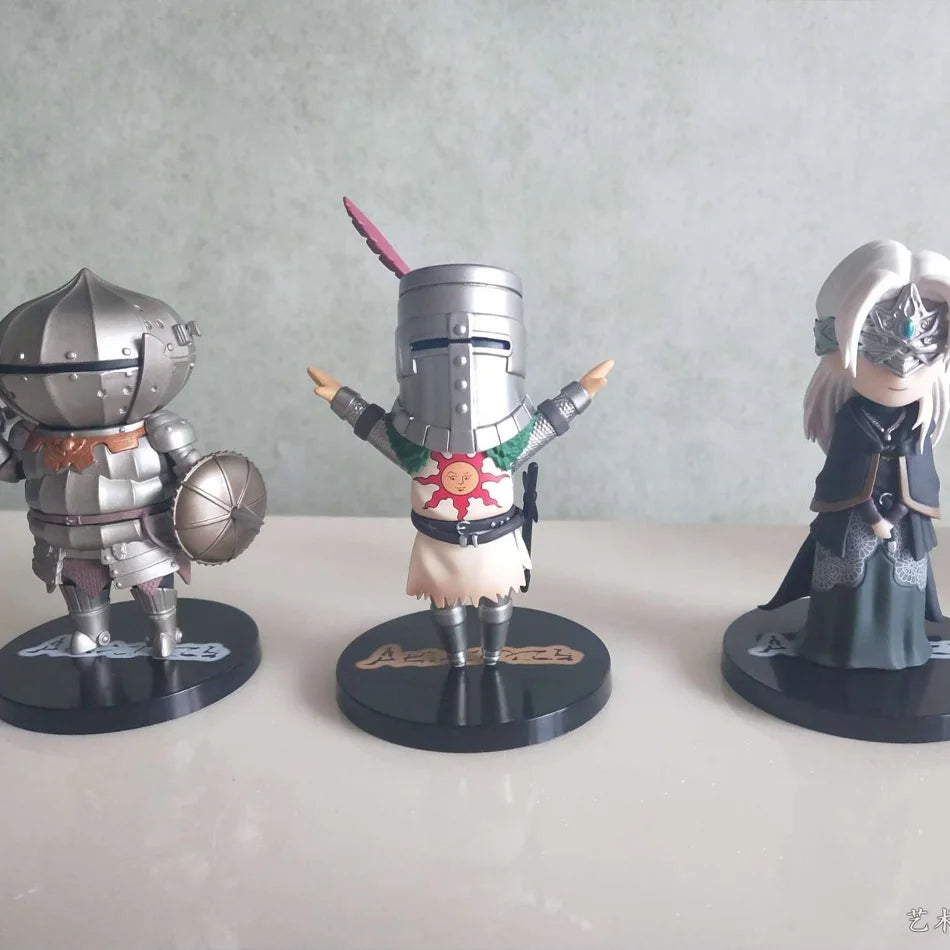 New Q version Dark Souls Anime Action Figure Solaire Artorias Ornstein Fire Keeper Doll Anime Figurine Model Toys