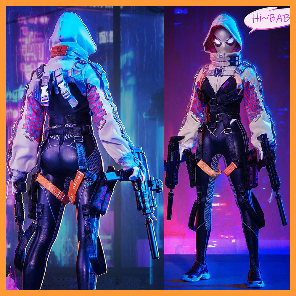 Collectible Original Elephant Toys ELE9002 1/6 Scale Female Soldier Spider Girl Anime Figure Model 12 inches Action Toys