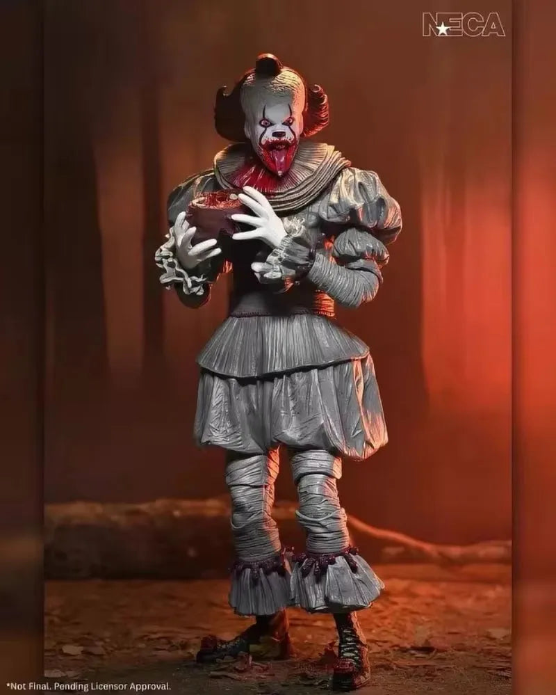 NECA Pennywise Figure Welcome to Derry Ultimate Pennywise 7” Scale Action Figure Model Horror Halloween Gifts