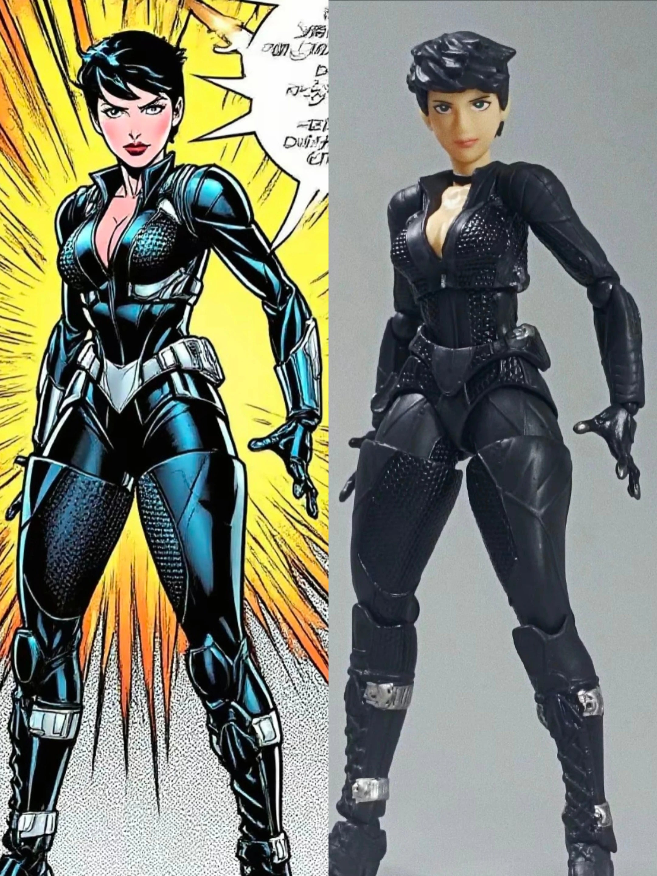 In Stock Arkahm Factory MAX Factory Catwoman Kaiyodo Revoltech YamaguchiFigurine Ko Model Action Figure Customized Gifts Toys