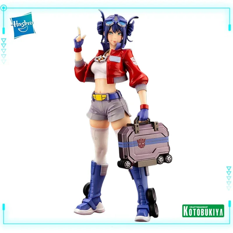 Kotobukiya Original Genuine 1/7 Hasbro Transformers Convoy Bishoujo Statue 23.5cm Collections Model Toy Figures Birthday Gifts