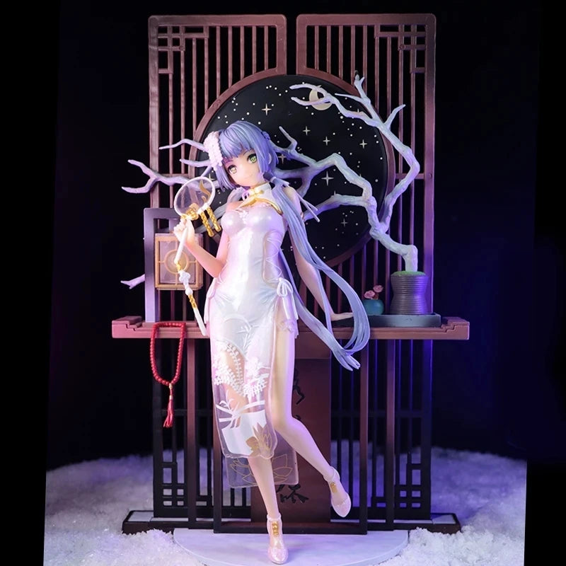 NEW 25cm Anime Vsinger Luo Tianyi Light Girl PVC Action Figure Game Statue Model Toy Collection Doll Gift