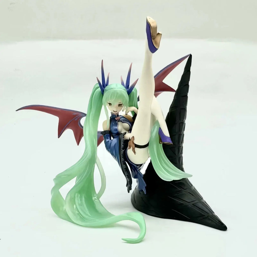 17cm Hatsune Miku Anime Figure Light And Dark Beautiful Angel Girl Action Figure PVC Collectible Model Doll Ornaments Toys Gifts