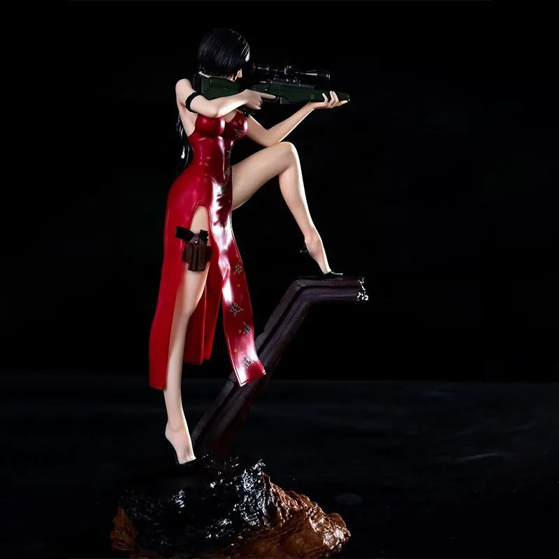 Anime Figure Toy 36cm Ada Wong Biohazard Girls Figure Game Action Figures Collectible Statue Doll Birthday Toy Gift Pvc Gk Model