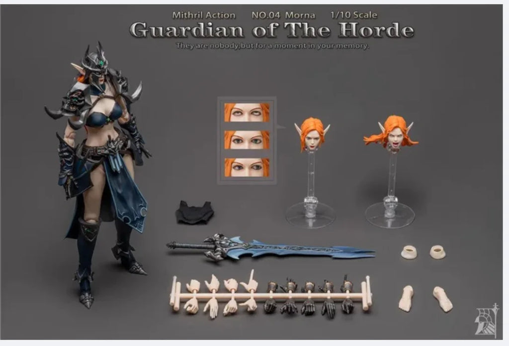 In Stock Mithril Studio Tribal Guard 04 MORNA Female Elf Mingna 1/10 Action Figure Toy Collection Gift