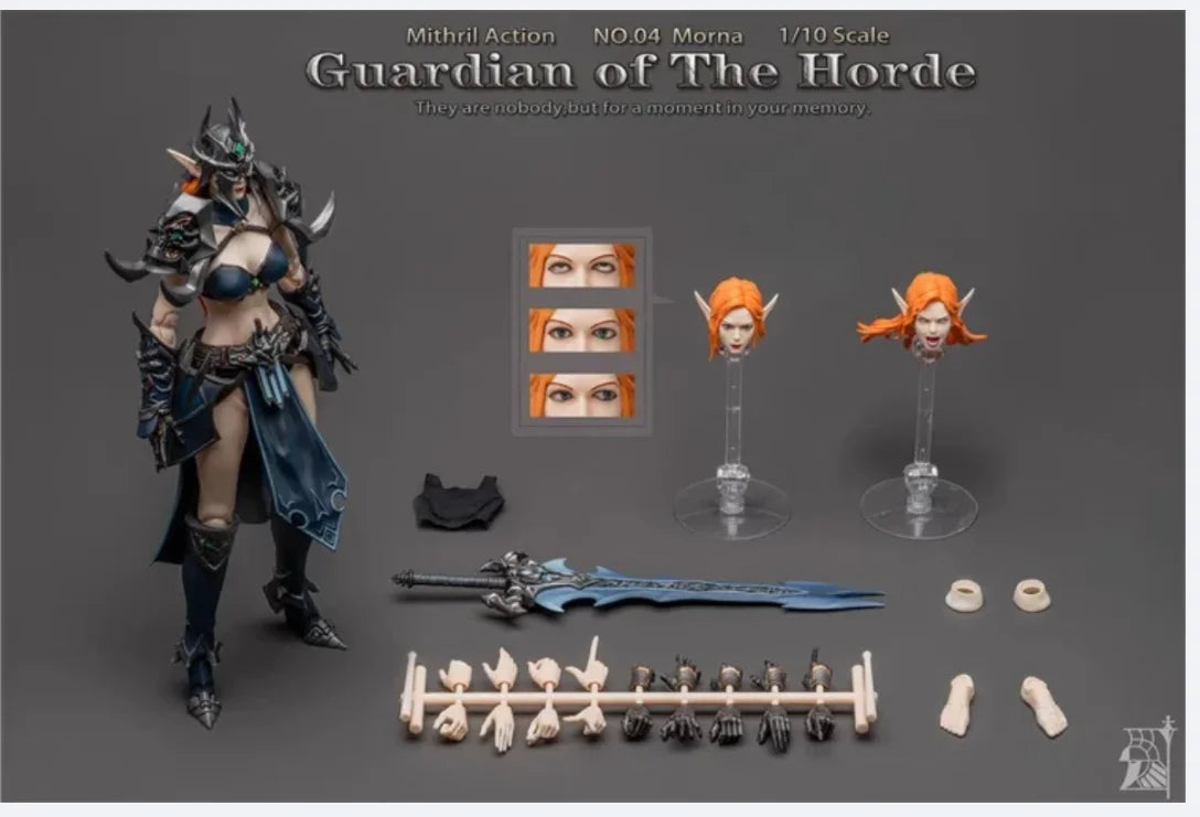 In Stock Mithril Studio Tribal Guard 04 MORNA Female Elf Mingna 1/10 Action Figure Toy Collection Gift