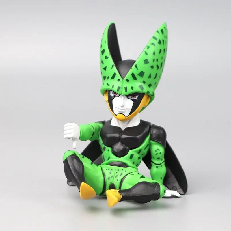 Anime Dragon Ball Z Majin Buu Frieza Cell Figure Toys Funny DBZ Fat Buu PVC Figurine Collection Model Dolls Birthday Gifts Kids