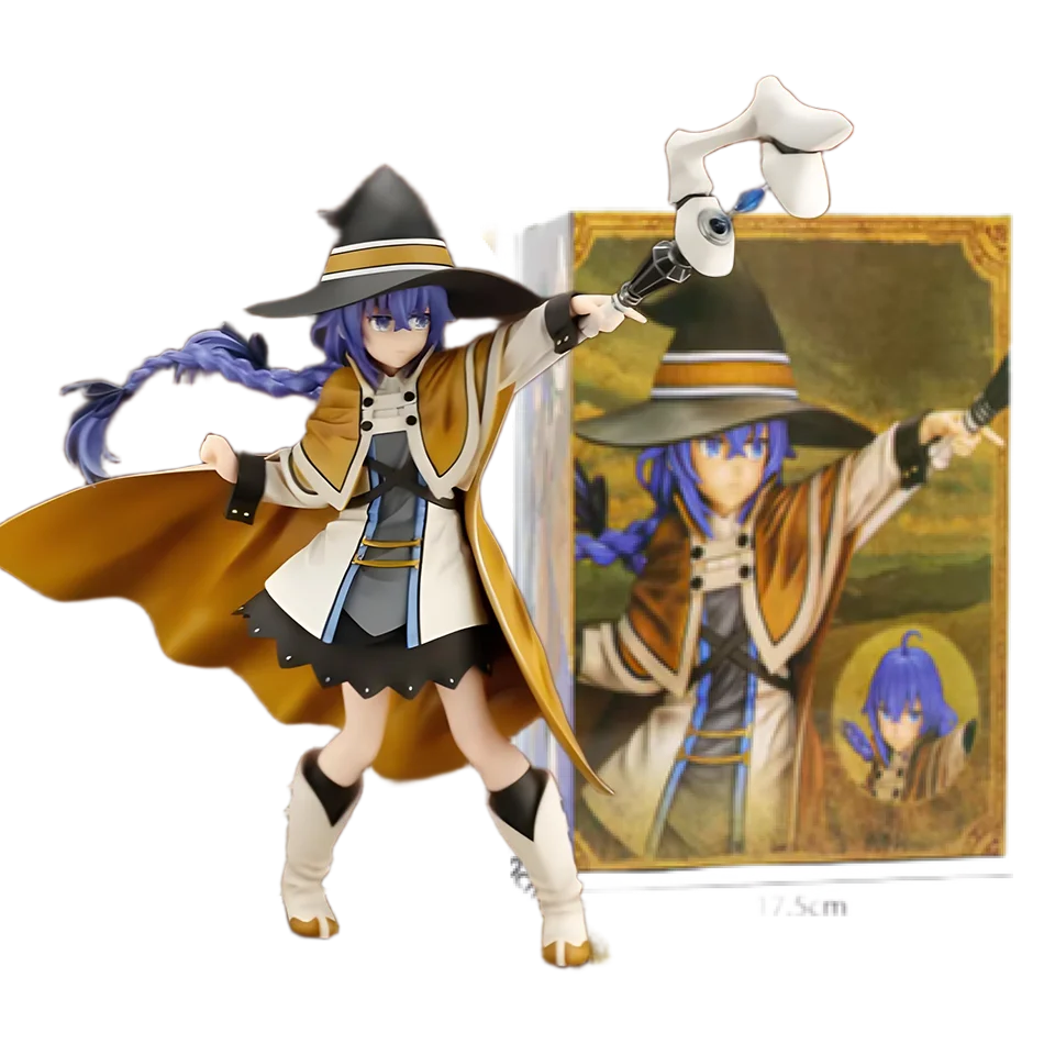 25cm Magician Roxy Migurdia Action Figure Mushoku Tensei：Jobless Reincarnation Anime Figure PVC Adult Collection Model Doll Gift