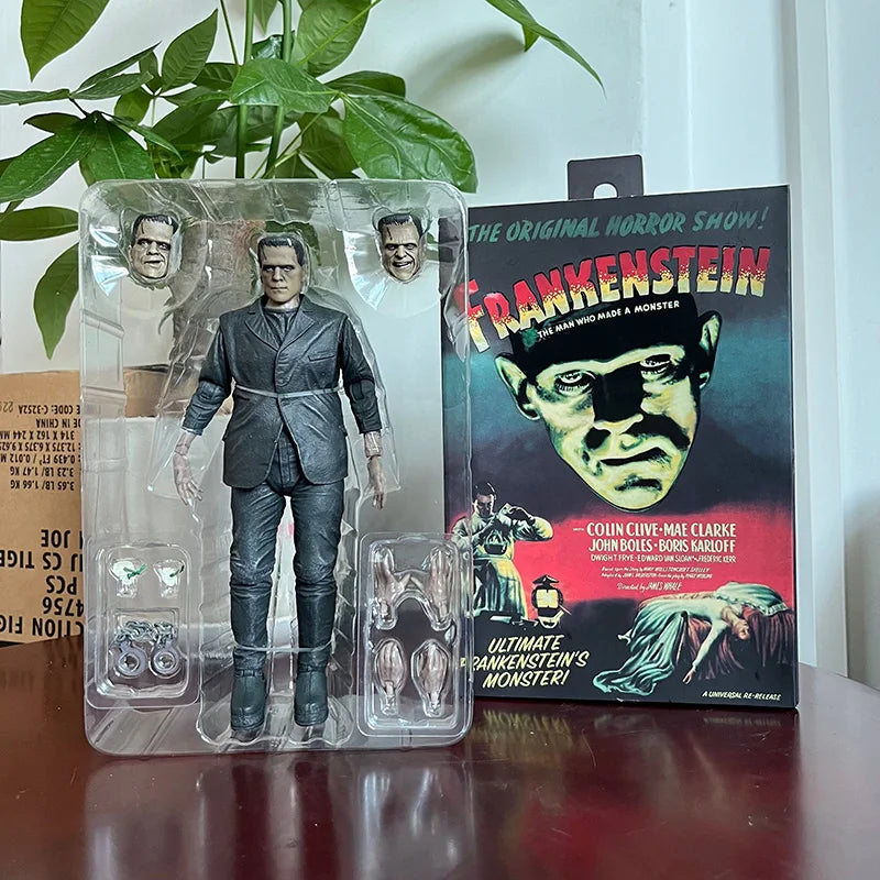 Universal Monsters Ultimate Frankenstein Action Figure Bride of Frankenstein Figure Collectible Model Toys Doll Hallowen Present