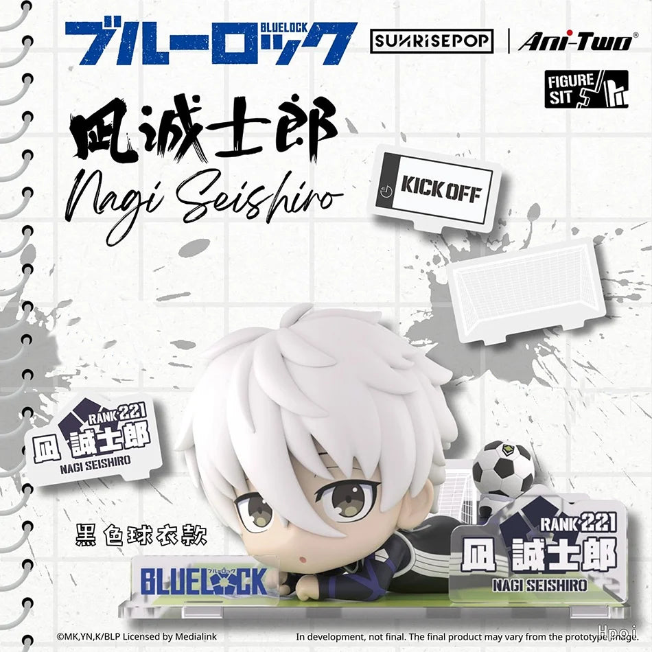BLUE LOCK Action Figures Isagi Yoichi Nagi Seishiro Anime Figure Q Version Figurine PVC Collectible Model Kids Doll Toys Gifts