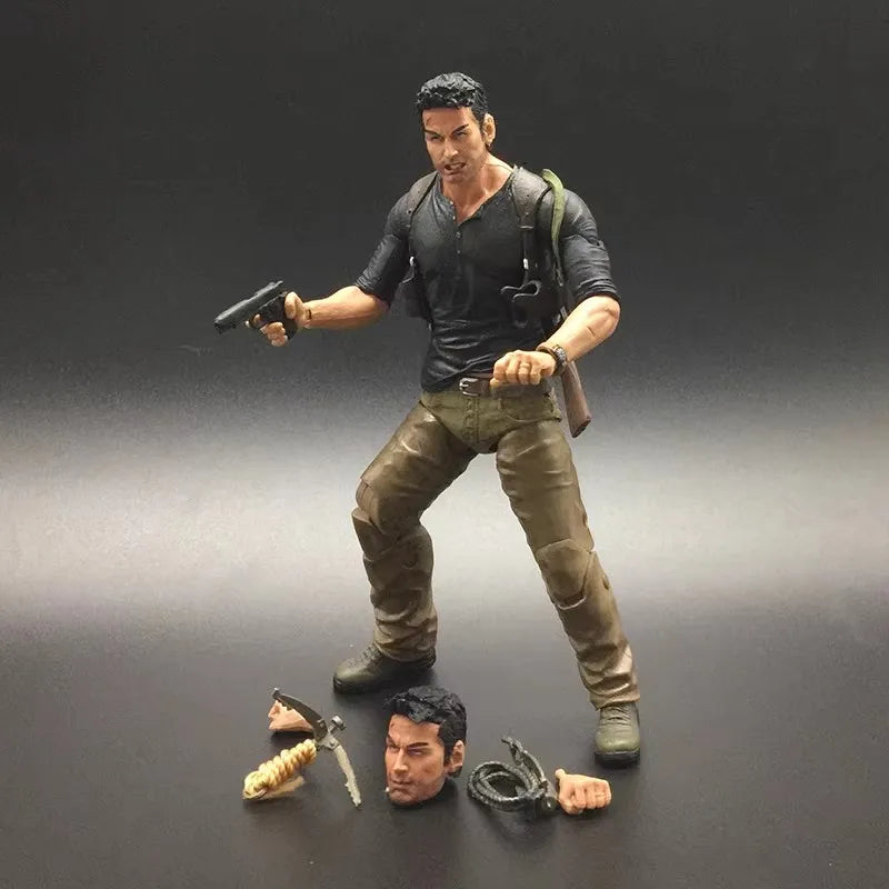 Uncharted 4 A thief's end NATHAN DRAKE Ultimate Edition PVC Action Figure NECA Figures Collectible Model Toy 7" 18cm