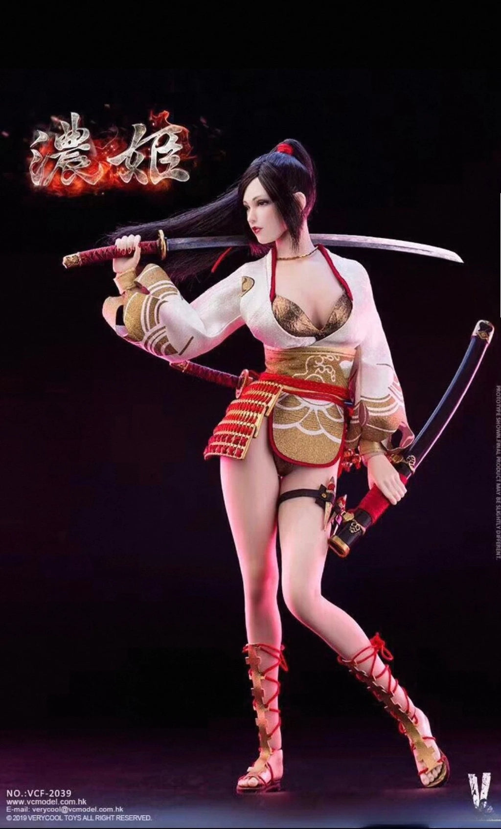 VERYCOOL VCF-2039 1/6 Scale Japanese Heroine Series NOHIME 12'' Action Figure Full Set Collectible Model Toys Gift in Stock