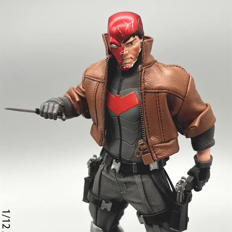 Toysremake Detective Comics Anime Mini Head Sculpt Ornament 6" Full Set Toys Trd001 1/12 Red Hood Movable Action Figure Gifts
