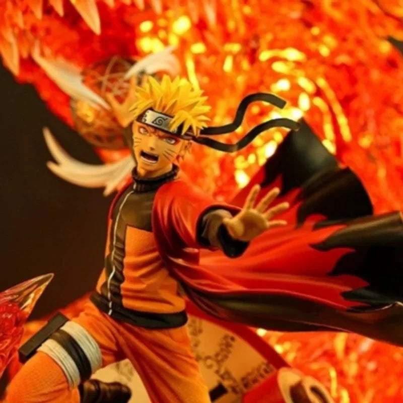 40cm NARUTO Uzumaki Naruto Animation Peripherals Model Seventh Generation Hokage Figure Decoration Festival Gift Toy Collection