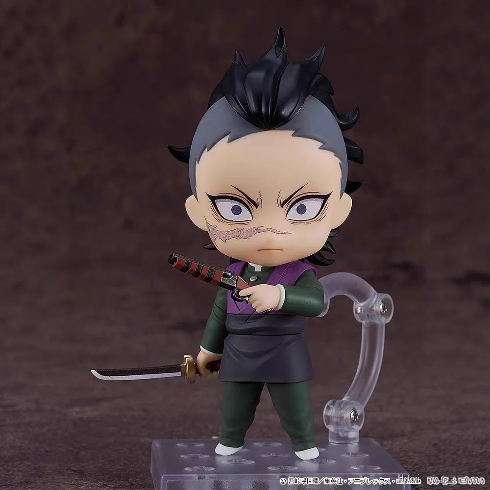 Anime Demon Slayer Genya Shinazugawa 2505 Articulated PVC figure Model Toys Gift 10cm
