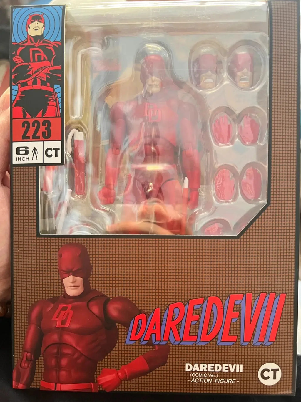 Ct Toys Daredevil Mafex 223 Comic Version Figure SHF figure Anime Action Figurine Statue Model Toy  Christmas Gift