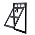 Home Lockable Cat Screen Door Pet Dog Screen Door Plastic Pet Door for Mosquito Proof Screen Window Security Flap Gate Dog Fence