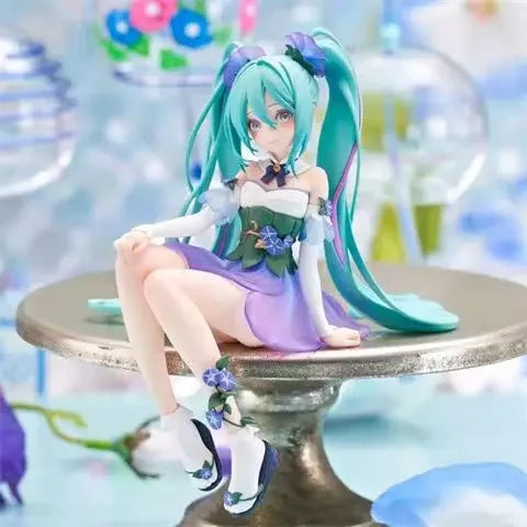 Нова аниме Мику Сладка Каваи Виртуална певица Манга Статуя PVC екшън фигурка 15~25см