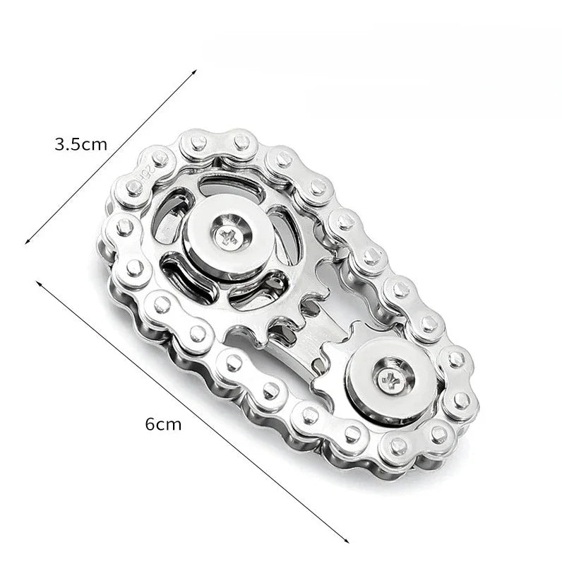 Metall-Fidget-Spinner, Schreibtischspielzeug, Stressabbau-Zahnräder, Handspinner für Erwachsene, Schreibtischdekoration, Wohnkultur, Stressabbau, Entspannung
