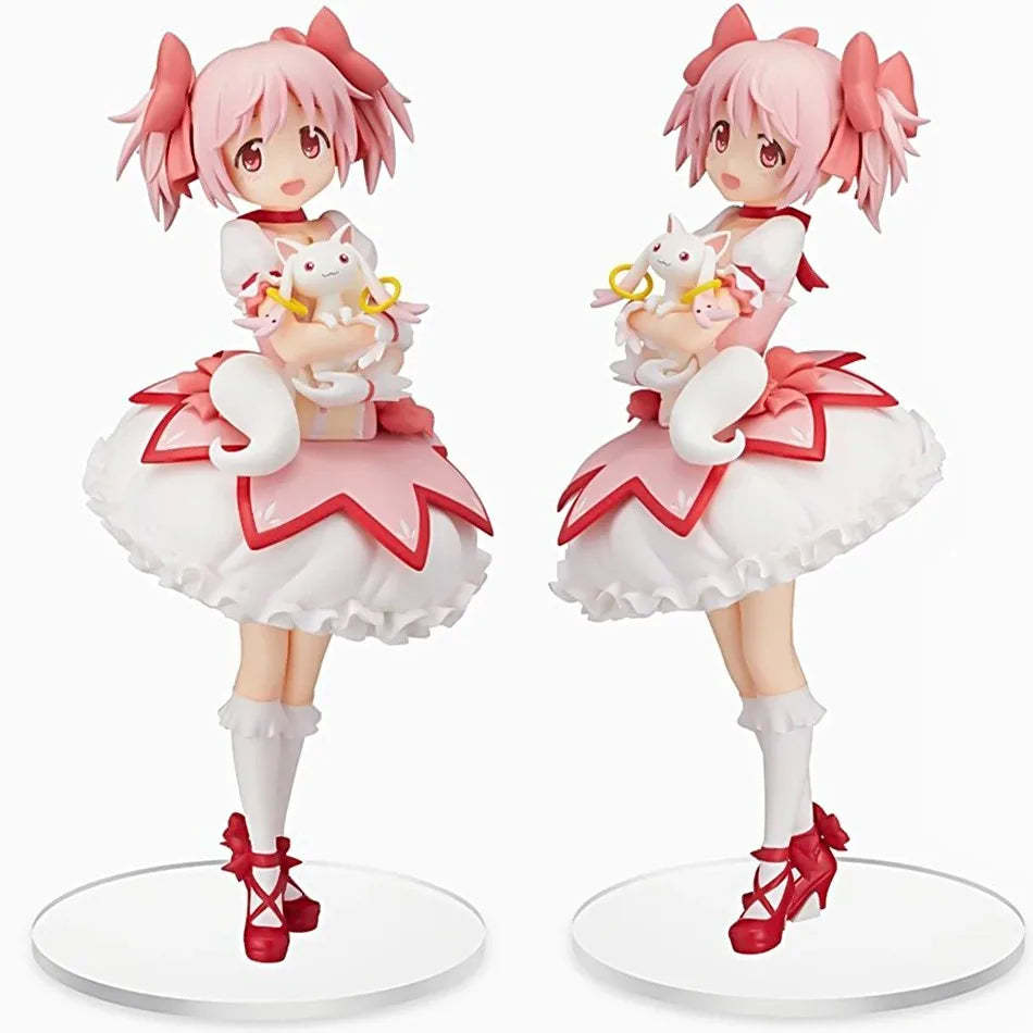 18CM Puella Magi Madoka Magica Kaname Madoka PVC Anime Action Figure - Collectible Model Toy Gift Anime Cartoon Character