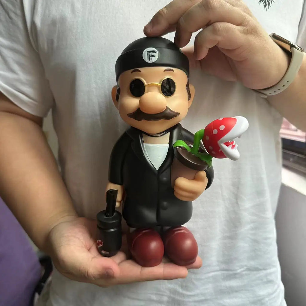 Neu Anime Große Größe Bowser Figuren PVC Bros Hut Kann Nehmen Off Spielzeug modell Für kinder