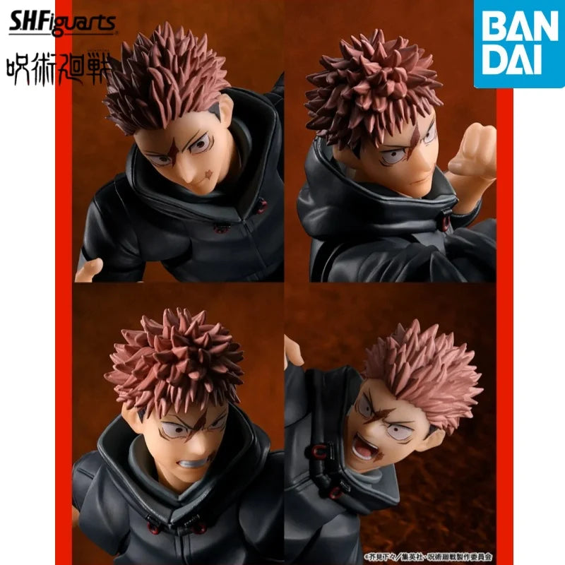 100%Original Bandai Jujutsu Kaisen S.H.Figuarts SHF Yuji Itadori Sukuna's Vessel Action Figure Gifts Collectible Model Toys