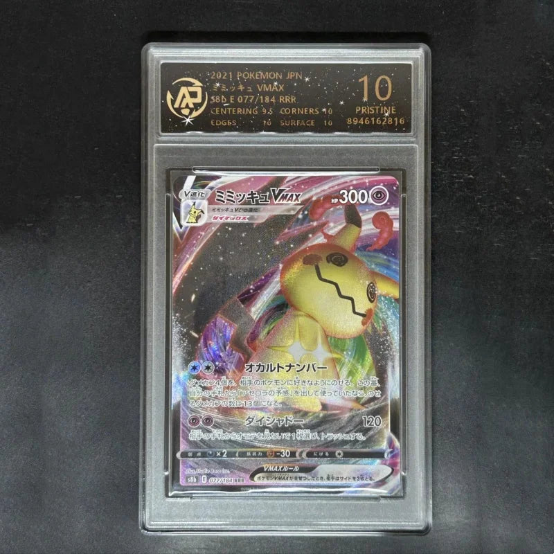 In Stock Pkm PTCG Card Original Partner Rayquaza Greninja Zacian Japanese Version 10 Point Rating Card Collection Game Cards Toy