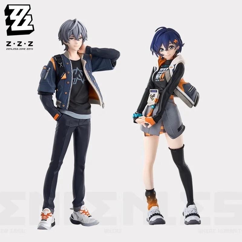 Zenless Zone Zero Belle Wise Anime Figur Original PVC Modell Sammlung Spielzeug Geschenk Desktop Dekoration Ornament Figurine Spiel Merch