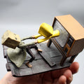 Little Nightmares II Аниме игра Фигурка Mono Six Светещ анимационен герой PVC Модел Настолна колекция Хелоуин Детски играчки Подаръци