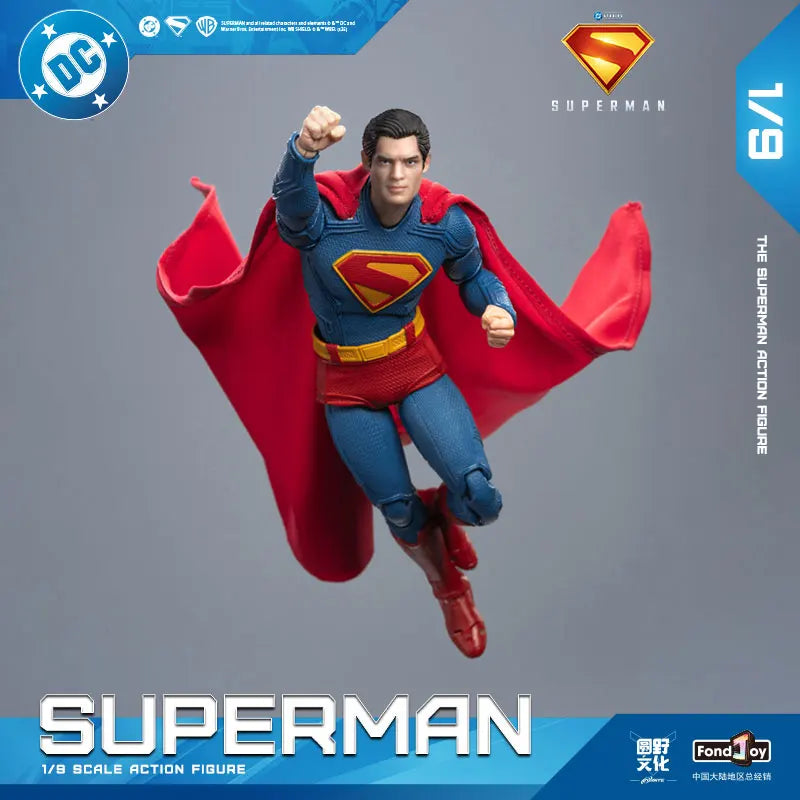 New 19cm In Stock Fondjoy Genuine Dc Movie Version Of Goodman New Superman Assembled Model Hand-Made Ornaments Toy Gift