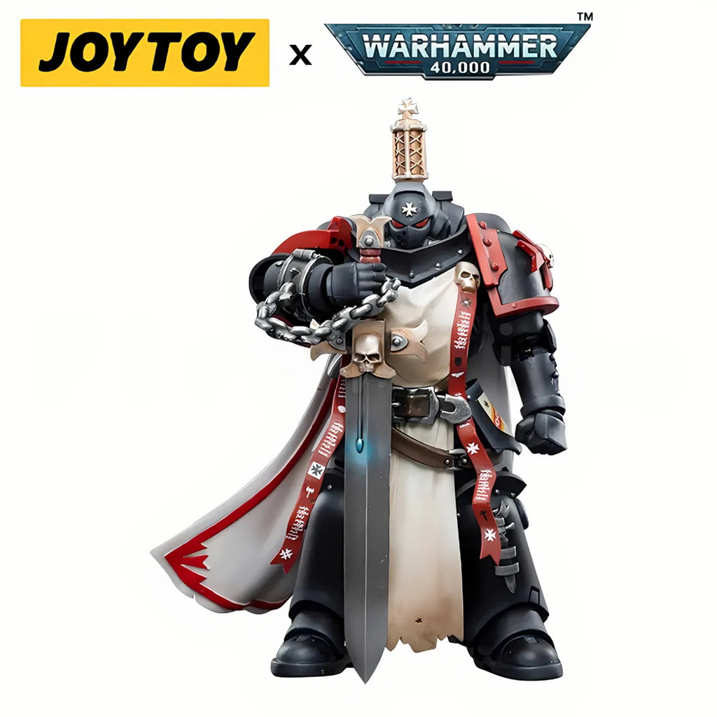 1/18 JOYTOY Action Figure 40K Black Templar Figure And Mechas Anime Model Toy