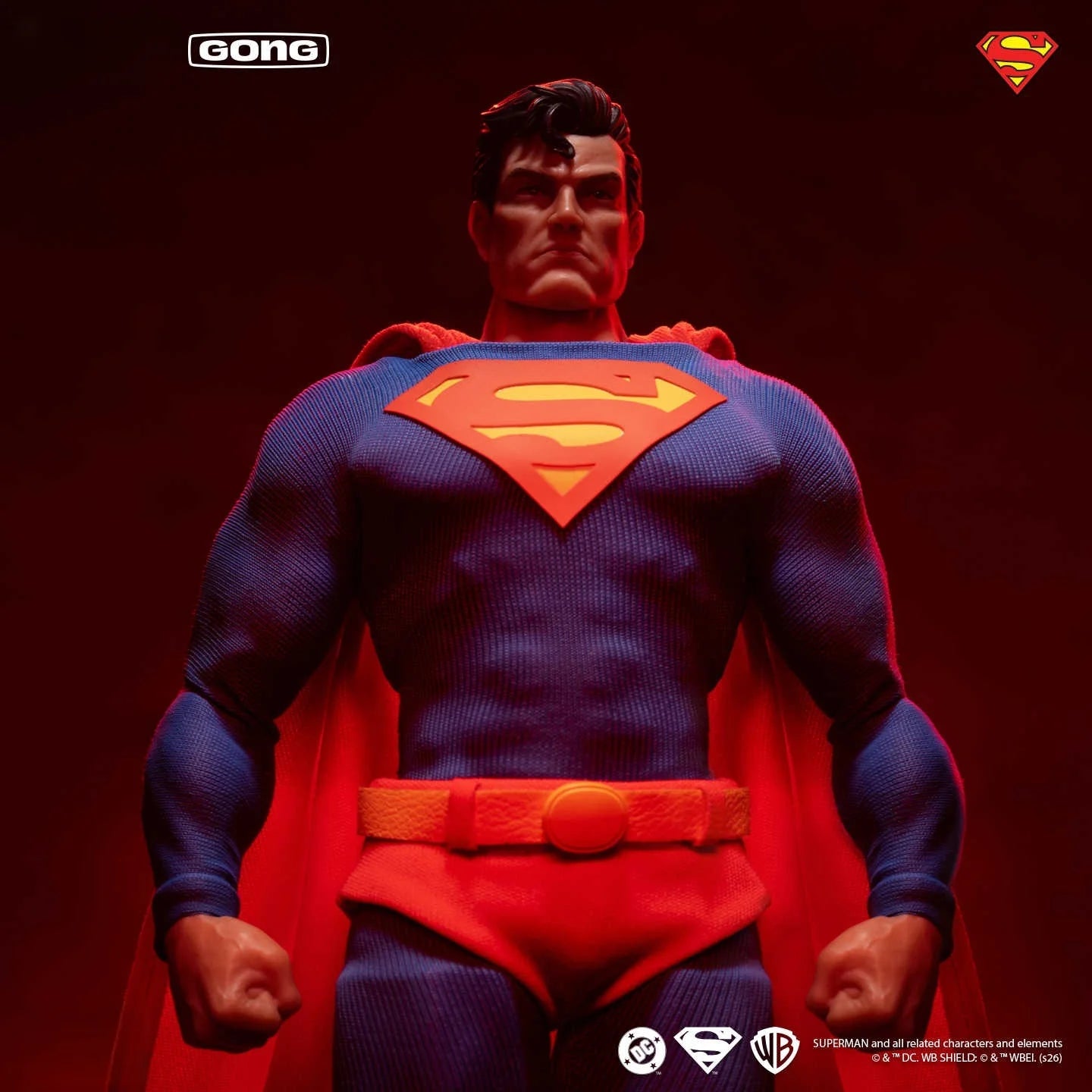 Genuine 1/16 GONE Batman Hush Series Superman Action Figure Articulated Joints Cloth Outfit High Detail Collectible Model Toy