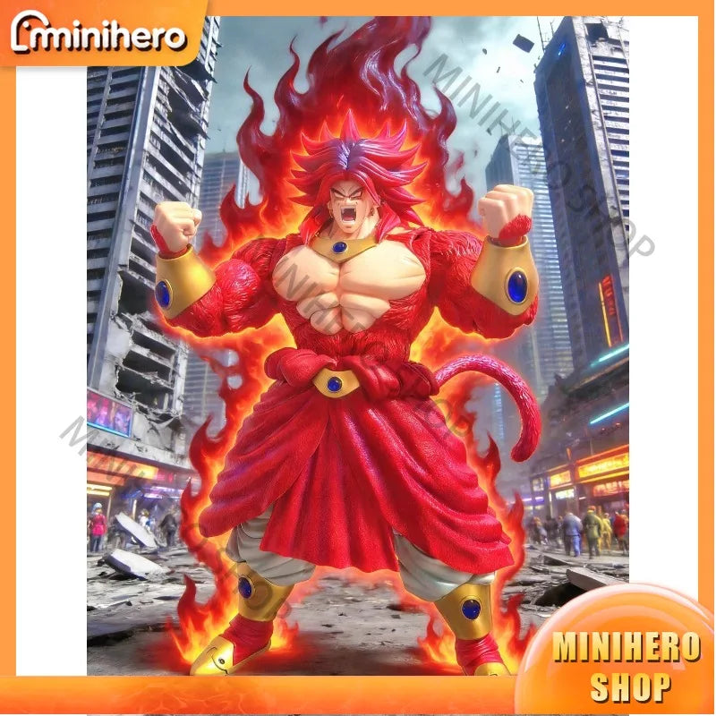 Kong Dragon Ball SHF Super Saiyan Four Broly MA08L MA09L MA10L MA11L Articulated Action Figure Collectible Model for Adults