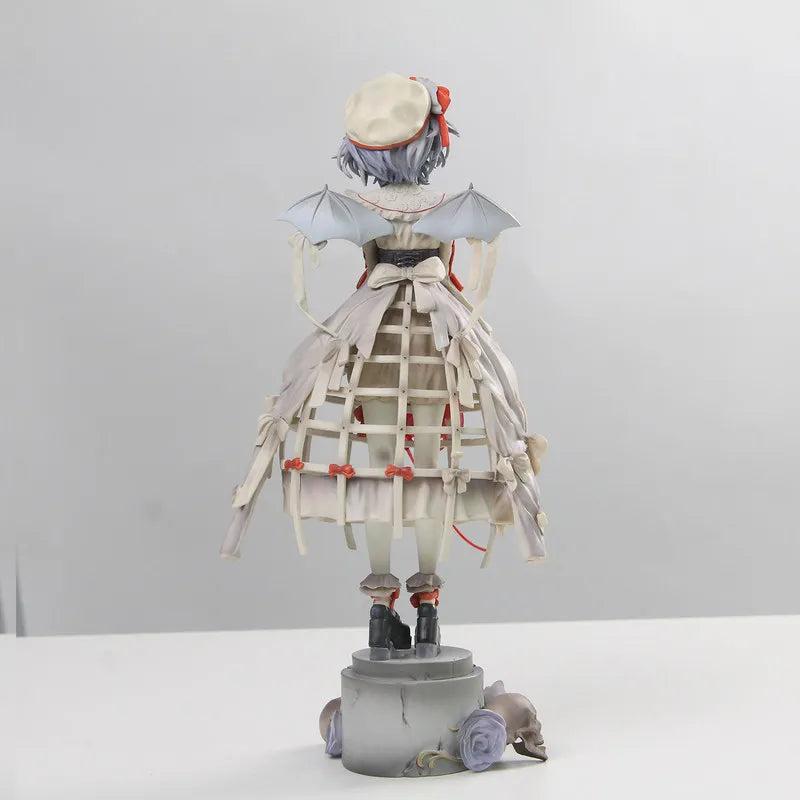Touhou Project Remilia Scarlet Anime Short Hair Girl Action Figure Statue Desktop Decoration For Anime Fans Collection Model