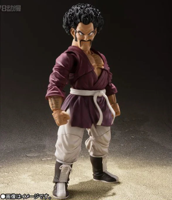 Original BANDAI S.H. Figuarts Mister Satan Dragon Ball Z in Stock Anime Collection Action Figures Model Toys