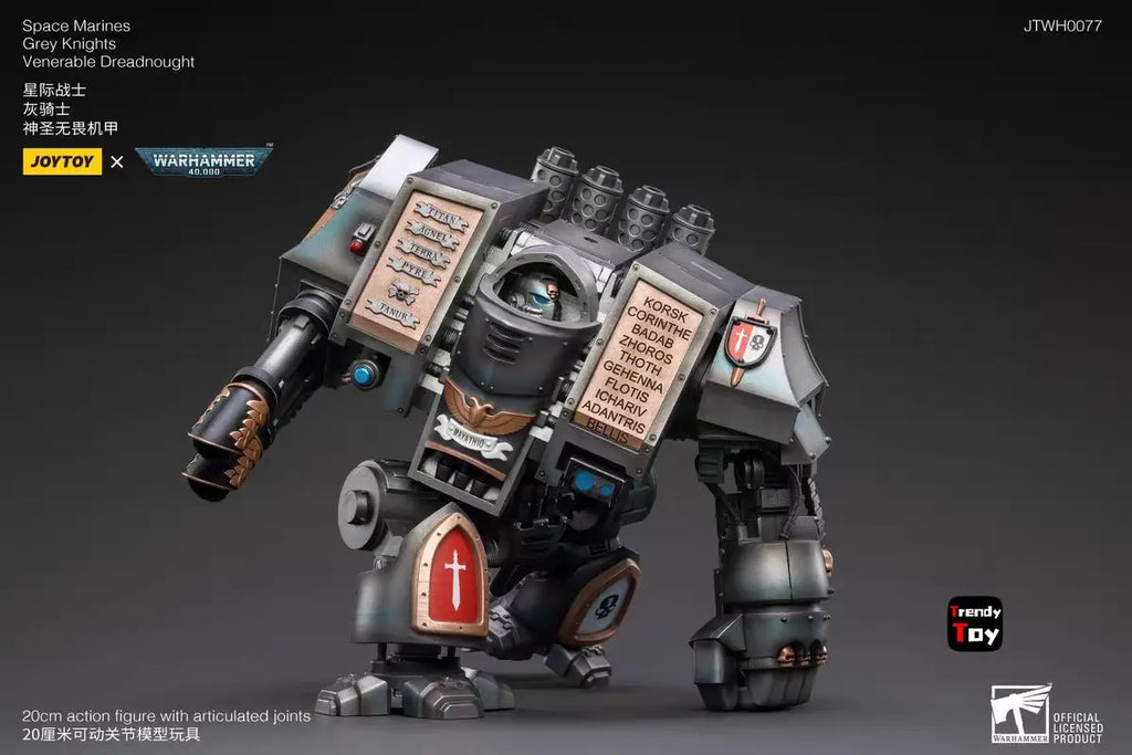 【JOYTOY】Warhammer 40K JTWH0077 Space Marines  Grey Knights Venerable Dreadnought 1/18 Action Figure Toys
