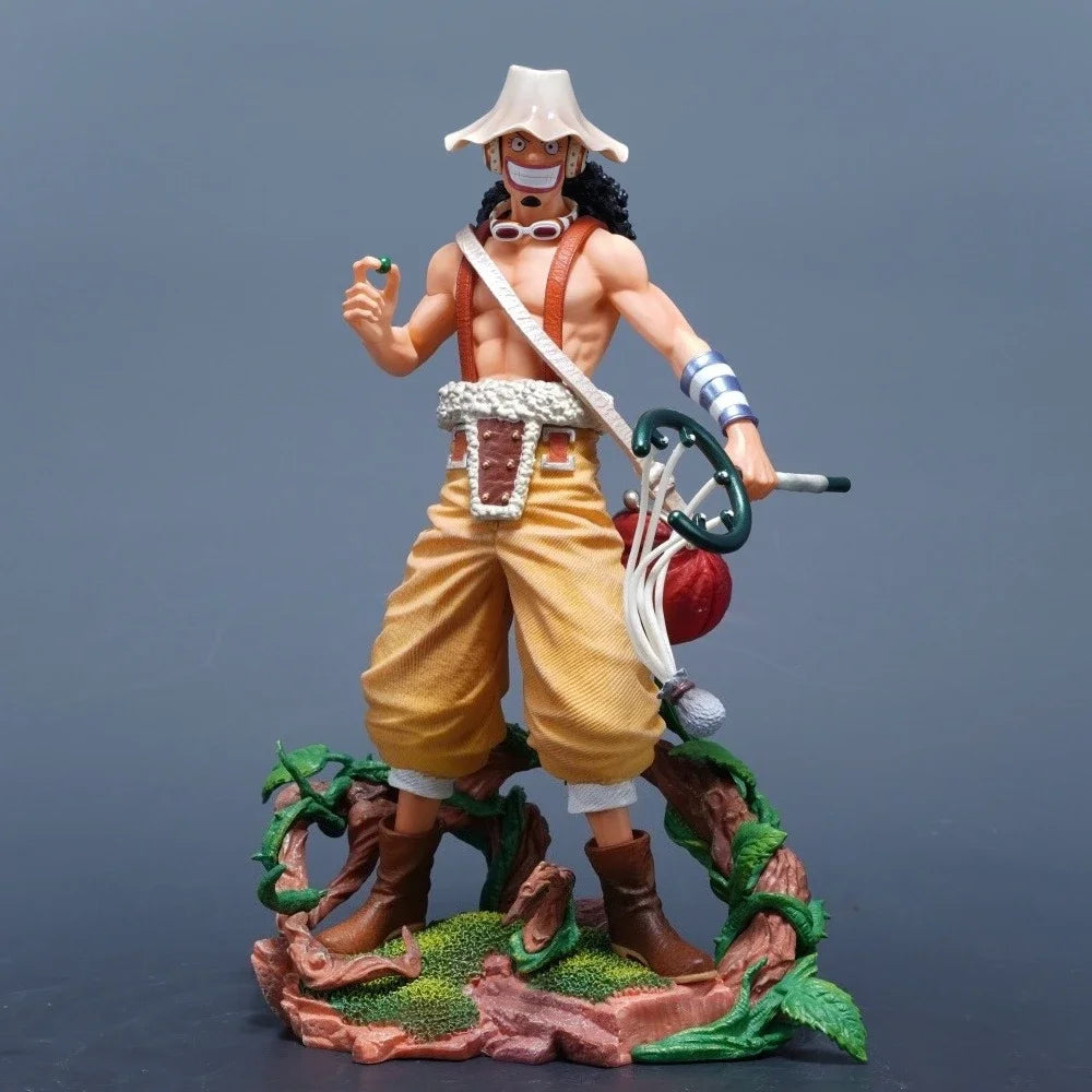 Anime One Piece Figur Lysop Actionfiguren Navigation King Desktop Dekoration Ornamen PVC Statue Puppensammlung Modell Spielzeug Geschenk